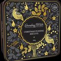 GRANDMA WILD'S Christmas Pudding Biscuits in Embossed Partridge in a Pear Tree Tin 200g