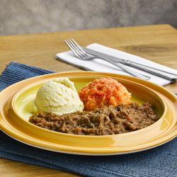 Simply Puree Level 5 Minced & Moist Beef Stew & Dumplings (Case of 12)