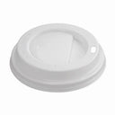 Hot Cup Lid White Fits 12-16oz Hot Cups (Case of 1)