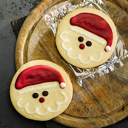 Individually Wrapped Vegan Santa Biscuit