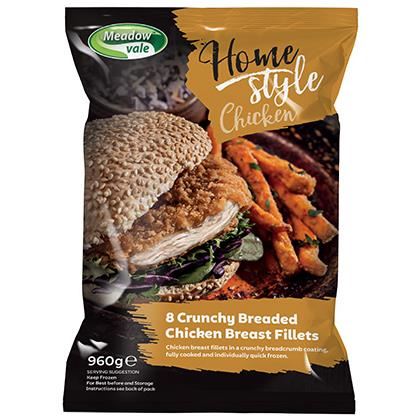 Breaded Chicken Fillets 4x960gm Halal (Case of 4)