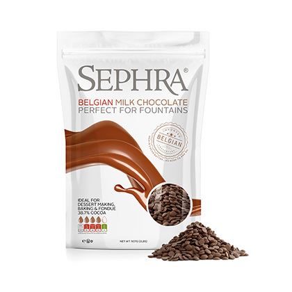 Sephra Luxury Belgian Milk Chocolate Callets (Case of 8)