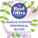 THE REAL OLIVE COMPANY Garlic Stuffed Provencal Olives - Deli Pot 180g