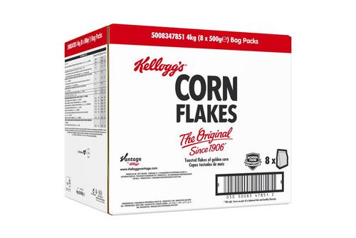 Kellogg's Corn Flakes Cereal Bag Pack (4kg)