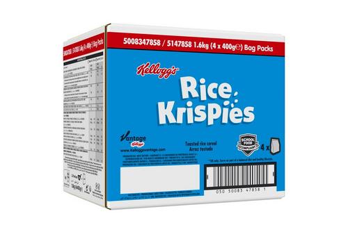 Kellogg's Rice Krispies Bag Pack (1.6kg)