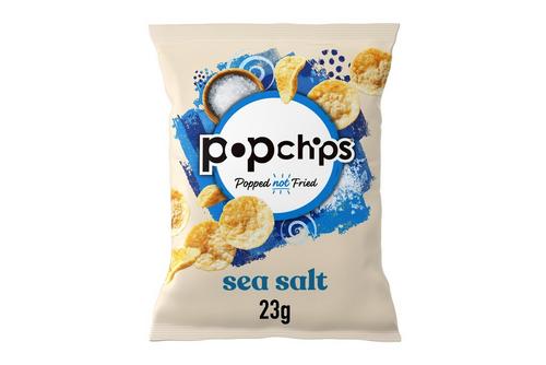 Popchips Sea Salt Crisps 23g