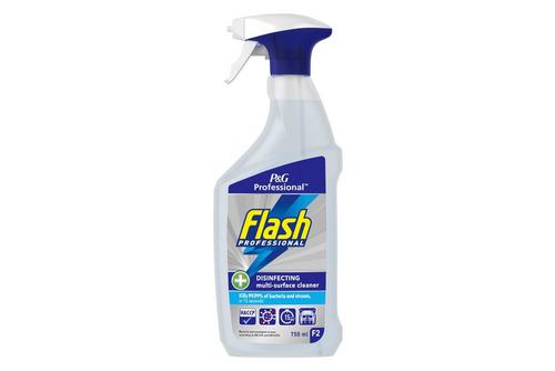 Flash Professional F2 Disinfecting Cleaning Spray 6x750ML