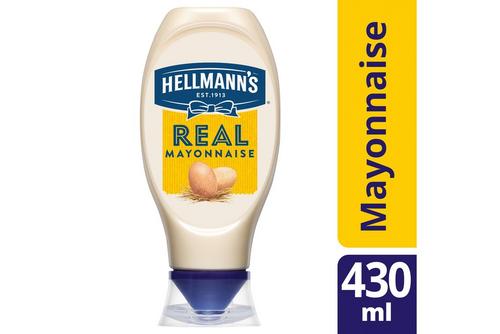 Hellmann's Real Squeezy Mayonnaise 430ml