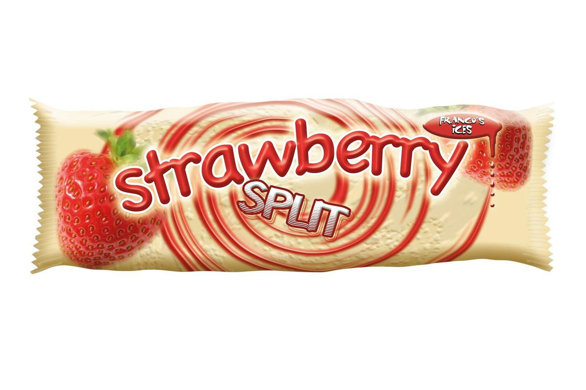 Franco's Ices Strawberry Split (Case of 34)