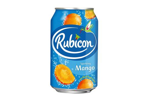 Rubicon Sparkling Mango Juice Drink 330ml Can