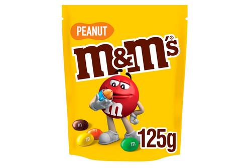 M&M's Peanut Chocolate Pouch Bag 125g