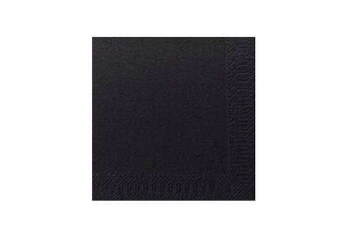 Duni Black 2 Ply Cocktail Napkin 24cm