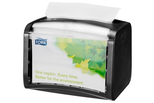 Tork Xpressnap Tabletop Napkin Dispenser Black