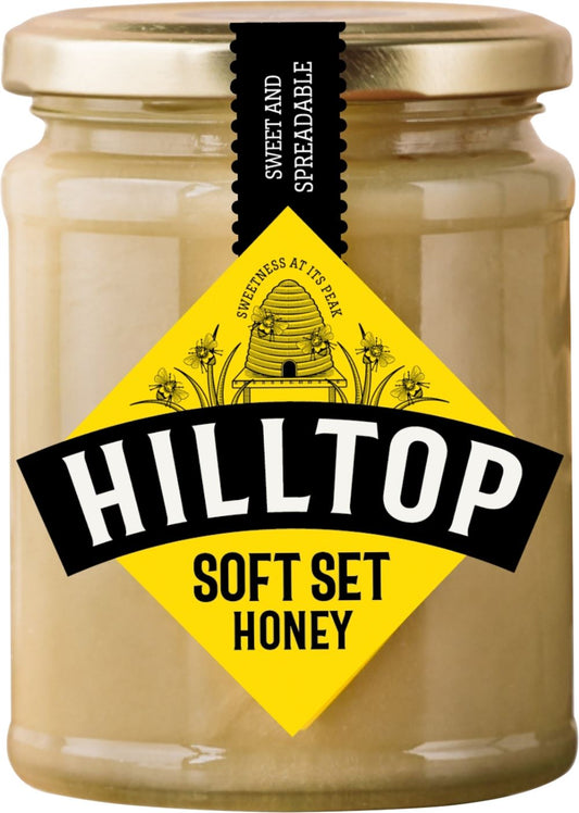 HILLTOP Soft Set Honey 340g - 1 Case
