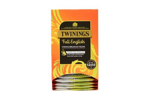 Twinings The Full English Mesh Tea Pyramids String & Tagged Enveloped