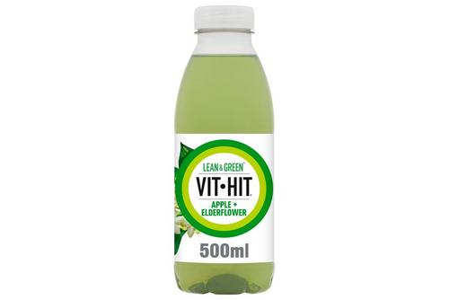 Vit Hit Lean & Green Apple, Elderflower, Maté Tea & L-Carnitine 500ml