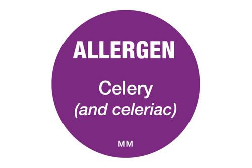 25mm Allergen Label Celery