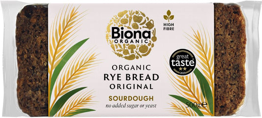 BIONA Organic Rye Bread 500g - 1 Case