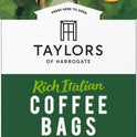 TAYLORS OF HARROGATE 10 Coffee Bags - Rich Italian 75g