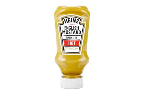 Heinz English Mustard Classic Style Hot (8 x 220ml)