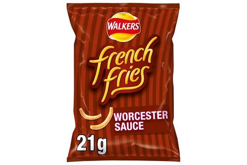 Walkers French Fries Worcester Sauce Snacks 21g