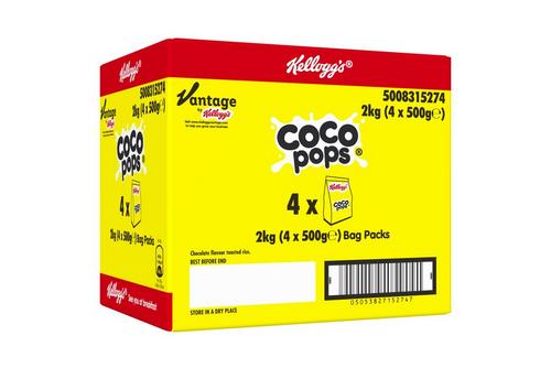 Kellogg's Coco Pops Cereal 500g