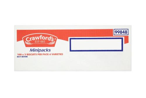 Crawford's Assorted Minipack Biscuits 6 Varieties