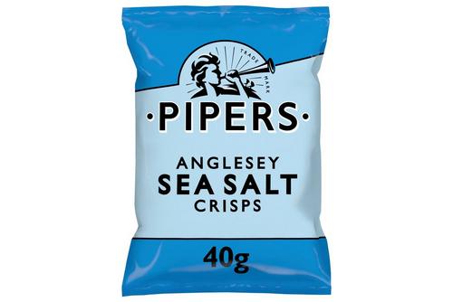 Pipers Anglesey Sea Salt Crisps 40g