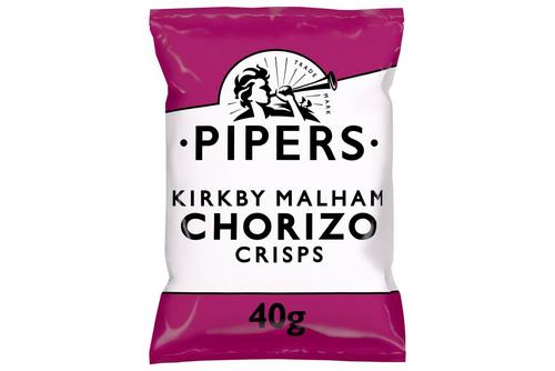 Pipers Kirkby Malham Chorizo Crisps 40g