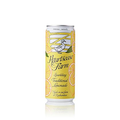 Heartsease Farm Traditional Lemonade Sparkling Premium Pressé Cans 330ml