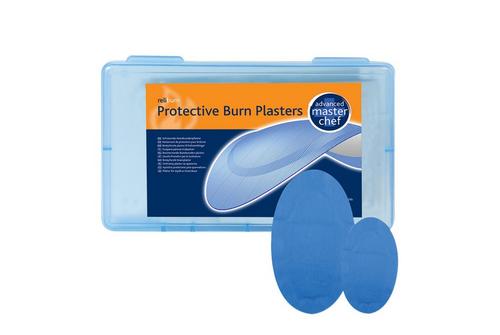 Reliburn Blue Hydrogel Burns Plasters Box of 25