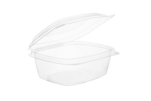 Vegware PLA Hinged Clear Lid Container 8oz