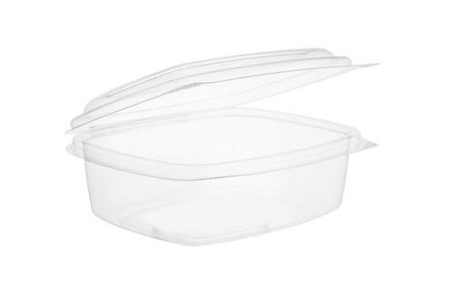 Vegware PLA Hinged Clear Lid Container 12oz