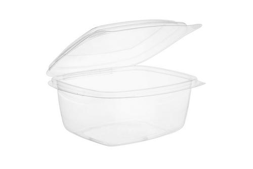 Vegware PLA Hinged Clear Lid Container 16oz