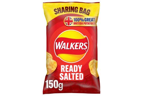 Walkers Ready Salted Sharing Crisps 150g