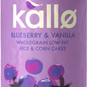 KALLO Rice & Corn Cakes - Blueberry & Vanilla 131g - 1 Case