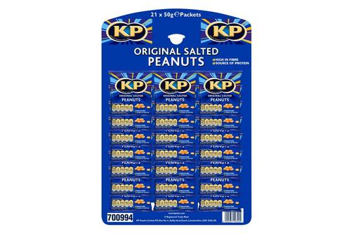 KP Original Salted Peanuts 50g (Pubcard)