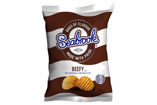 Seabrook Crinkle cut Beefy Flavour Crisps