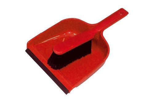 Dustpan and Brush Set Red