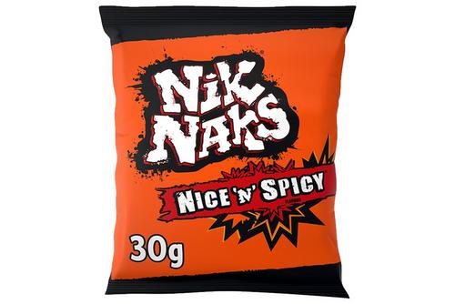 Nik Naks Nice 'N' Spicy Crisps 30g