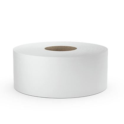 Mini Jumbo Toilet Roll White 120m 2Ply