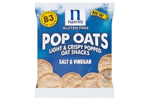 Nairn's Gluten Free Pop Oats Salt & Vinegar 20g