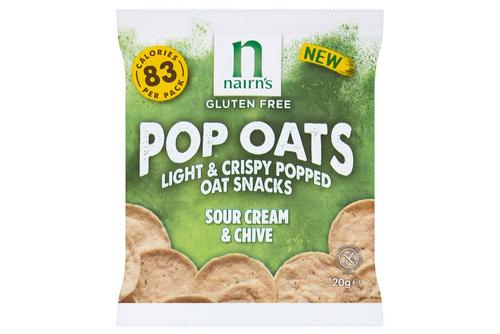 Nairn's Gluten Free Pop Oats Sour Cream & Chive 20g