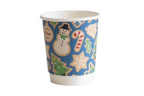 Vegware Christmas Coffee Cup 8oz