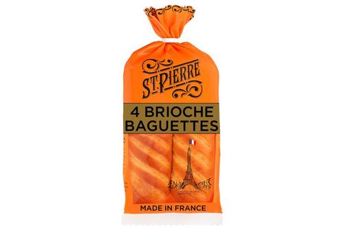 St Pierre 4 Brioche Soft Baguettes