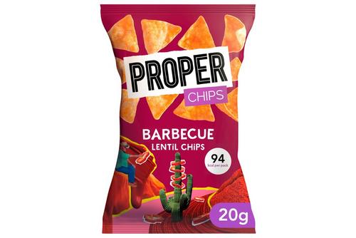 Properchips BBQ Lentil Chips 20g