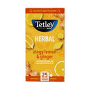 Tetley Lemon & Ginger String Tag Tea Bag (Case of 6)