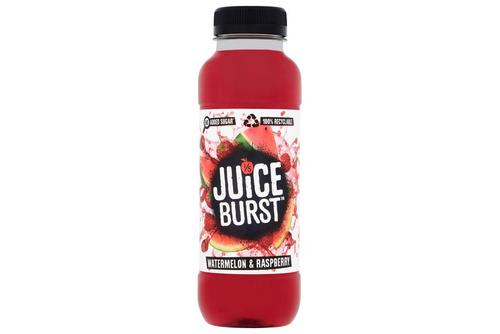 Juiceburst Watermelon & Raspberry Fruit Juice Drink with Sweetener 330ml