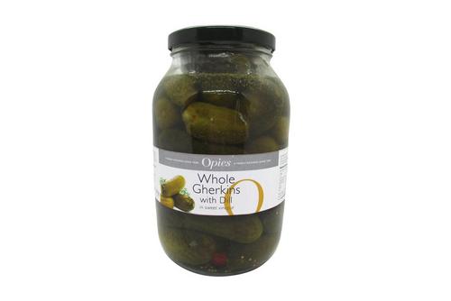 Opies Whole Gherkins with Dill in Sweet Vinegar 1.9kg