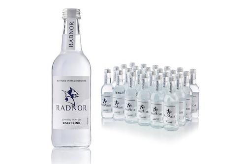 Radnor Hills Sparkling Spring Water Glass